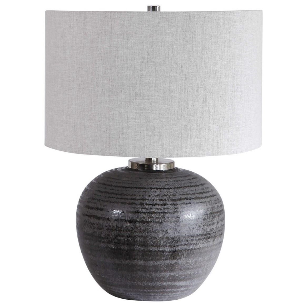 Uttermost Table Lamps Mikkel Charcoal Table Lamp Mueller Furniture